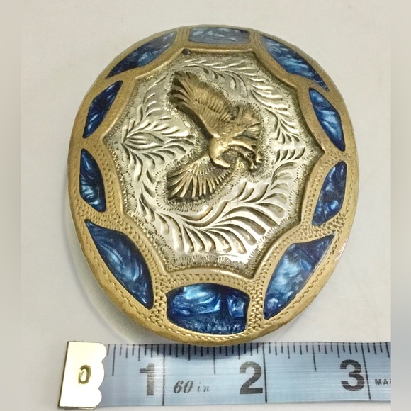 Vintage Unisex ADM Eagle Belt Buckle - Picture 4 of 7